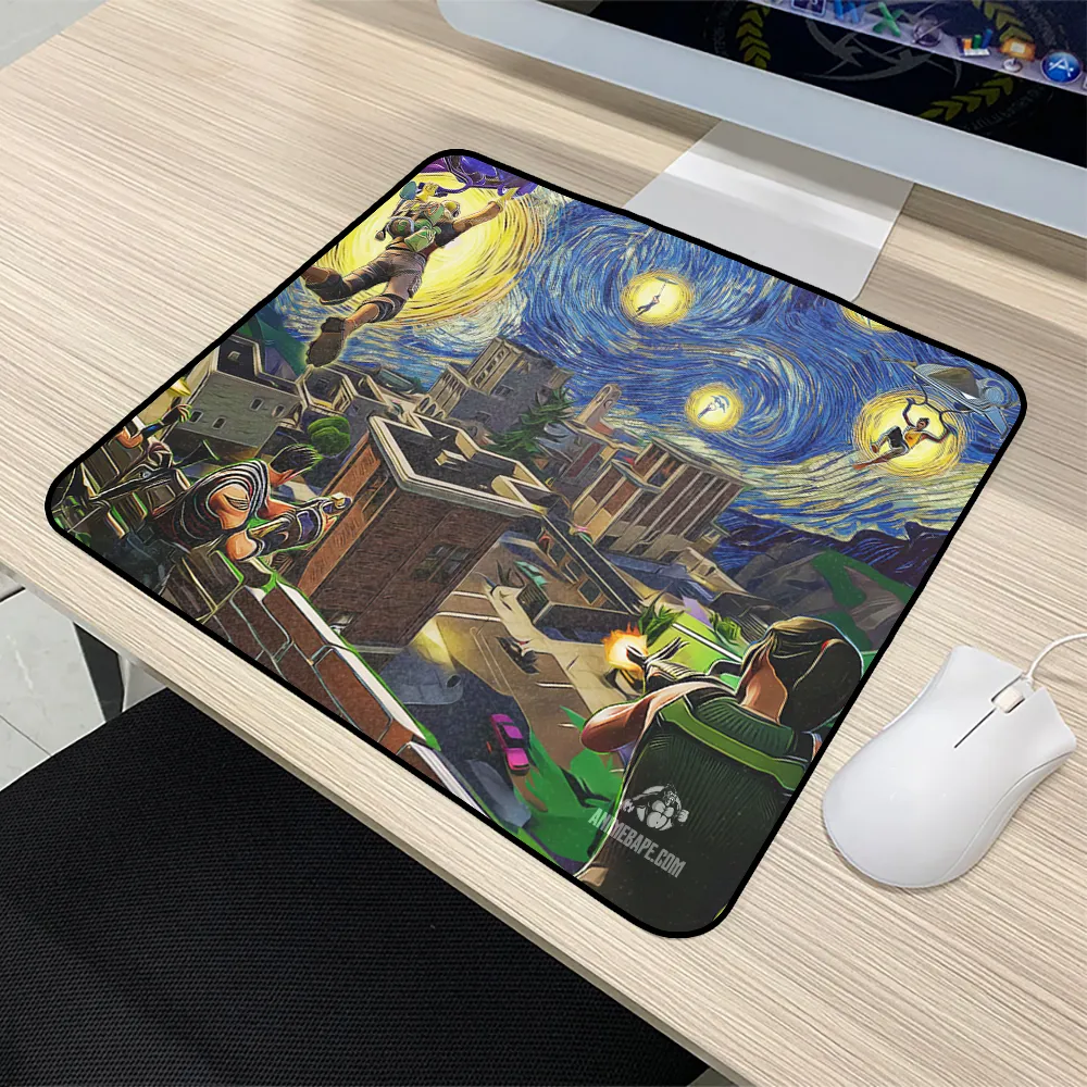 Fortnite Starry Night Tilted Towers Mouse Mat
