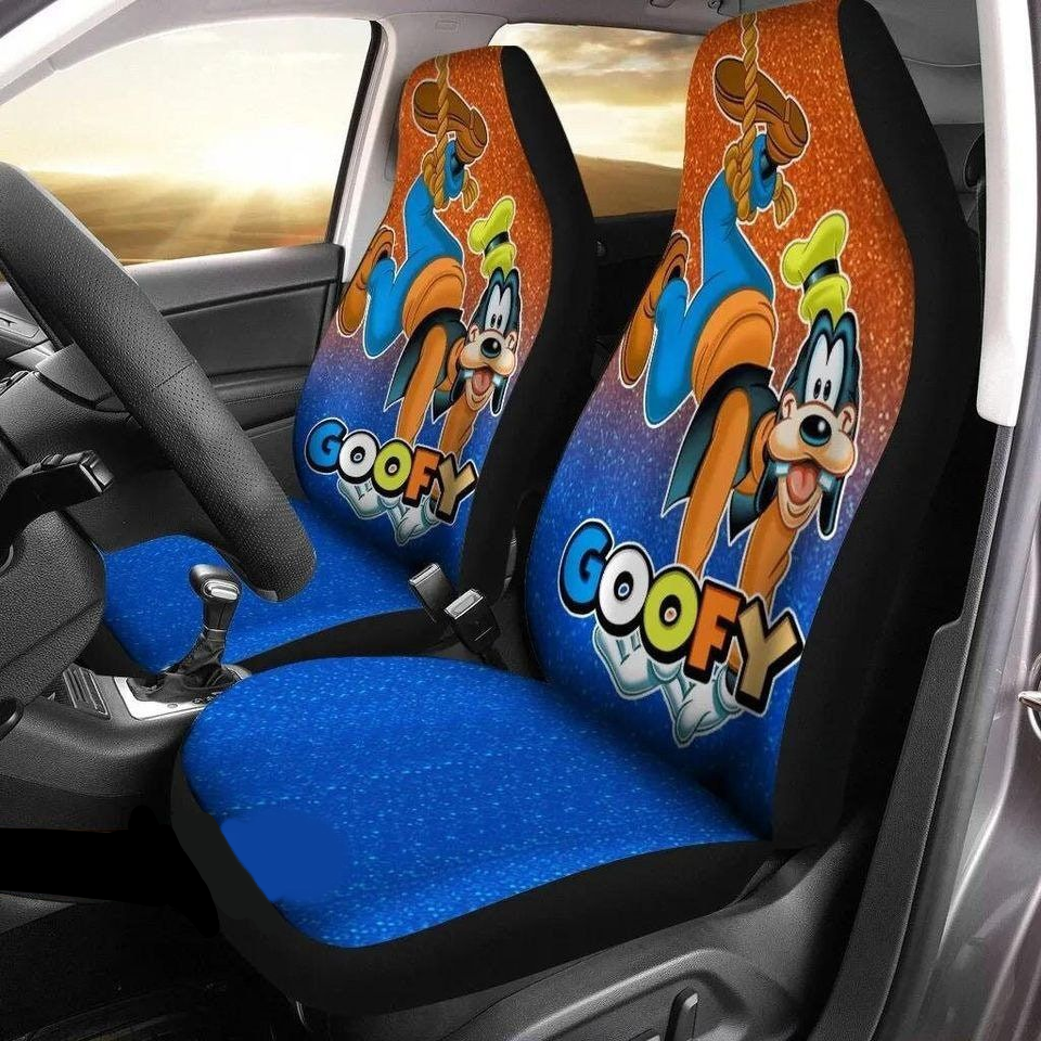 Goofy Car Seat Covers Disney Goody Dangling In A Rope Seat Covers