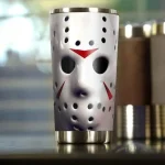 Halloween Jason Voorhees Face Mask 20 oz Tumbler