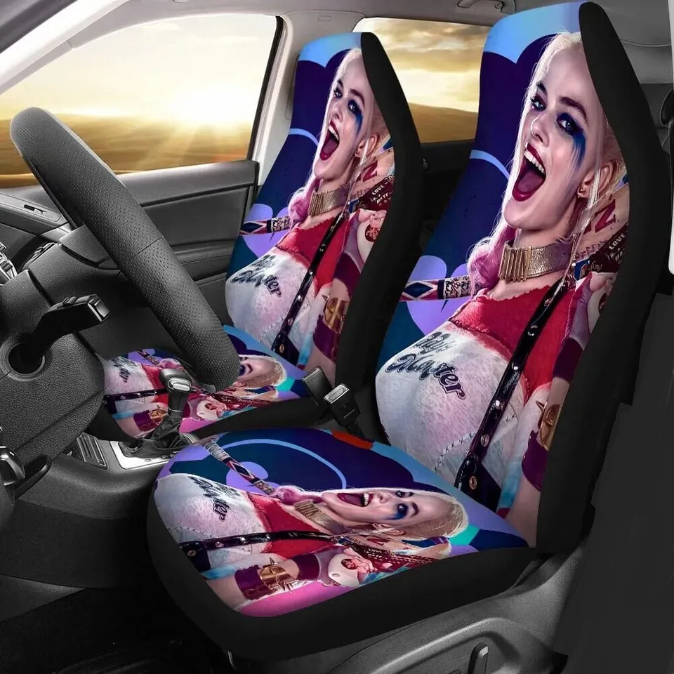 Harley Quinn Car Seat Covers DC Suicide Squad Harley Quinn Seat Covers