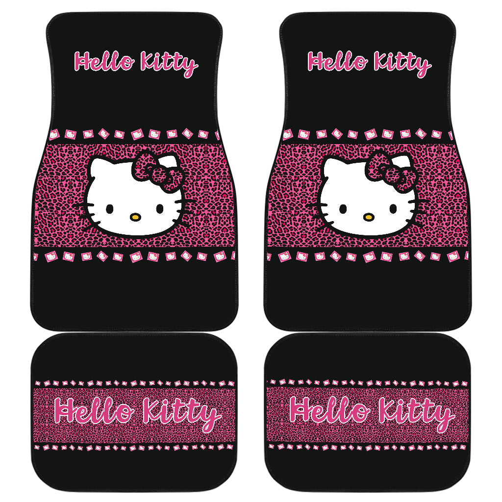 Hello Kitty Car Mats Hello Kitty Stitckers Leopard Pattern Car Floor Mats