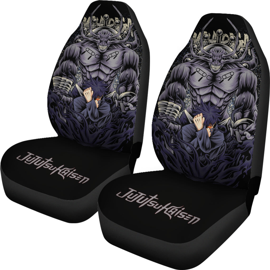 Jujutsu Kaisen Car Seat Covers Megumi Summons Mahoraga Graphic Seat Covers
