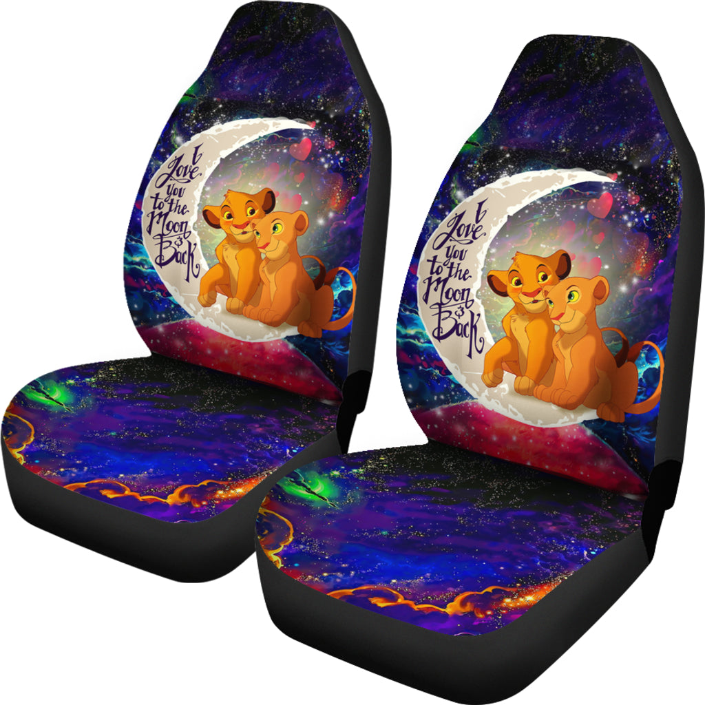 Lion King Car Seat Covers Simba Nala Love You To The Moon And Back Seat Covers