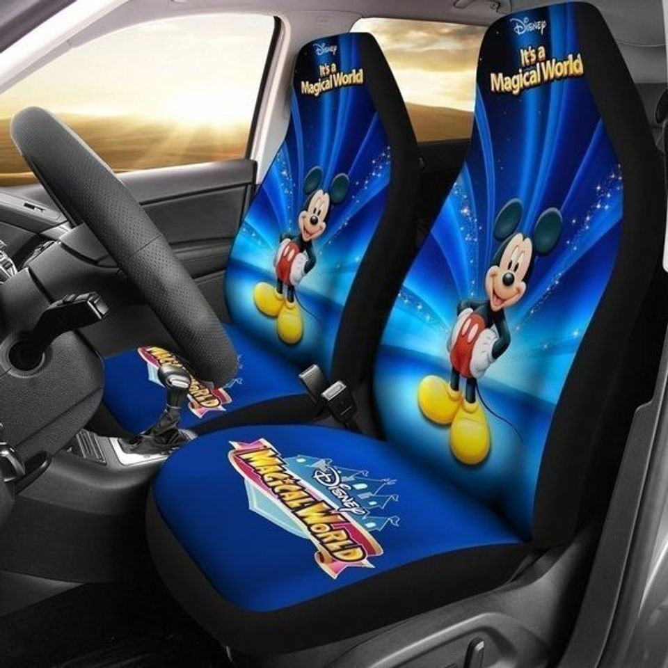 Mickey Mouse Car Seat Covers It's A Magical World Mickey Mouse Seat Covers