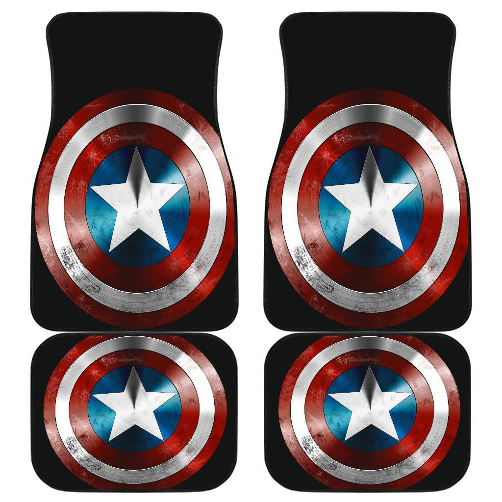Marvel Car Floor Mats Marvel Captain America Shield Car Mats