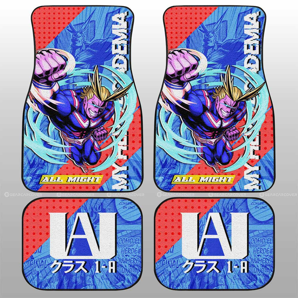 My Hero Academia Car Mats All Might 2 Car Floor Mats