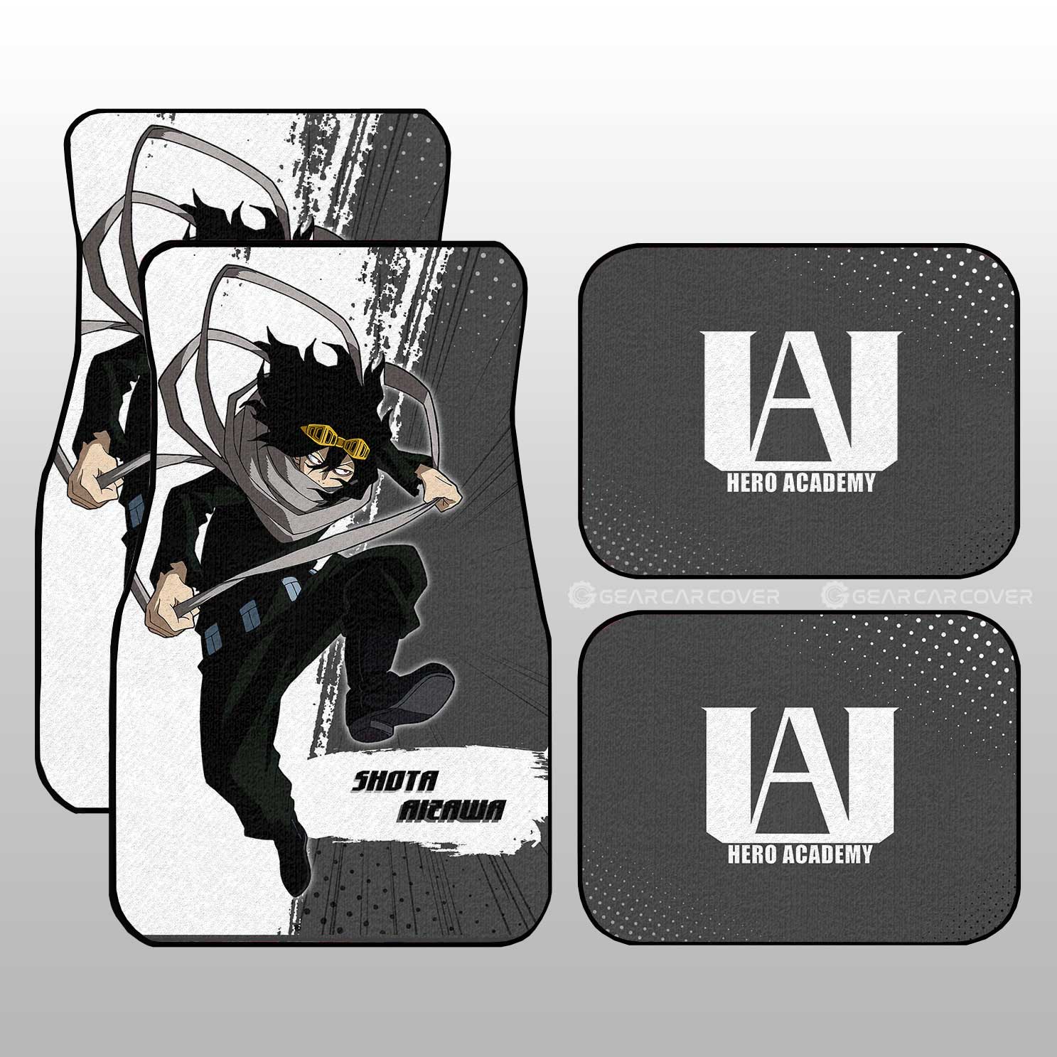 My Hero Academia Car Mats Shota Aizawa 2 Car Floor Mats