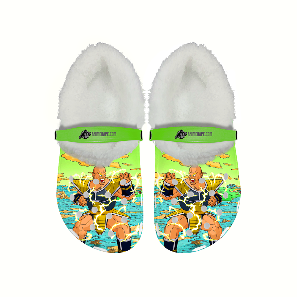 Nappa Dragon Ball Cozy Winter Fleece Clogs
