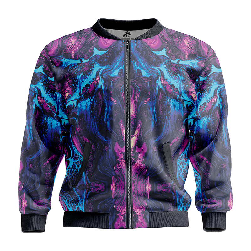 Naruto Awakened Beast Cozy Quilt Bomber Jacket