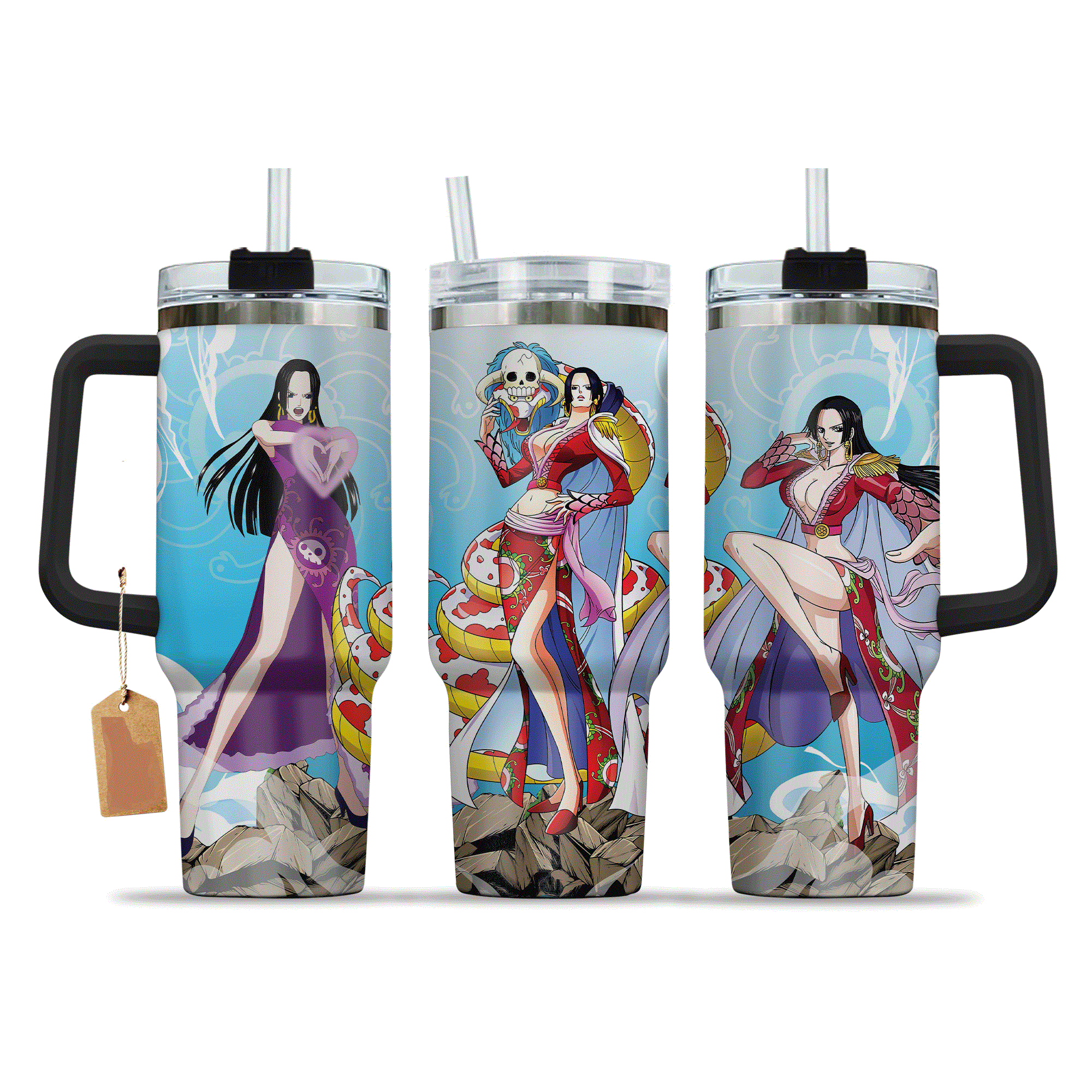 One Piece Boa Hancock Large Tumbler