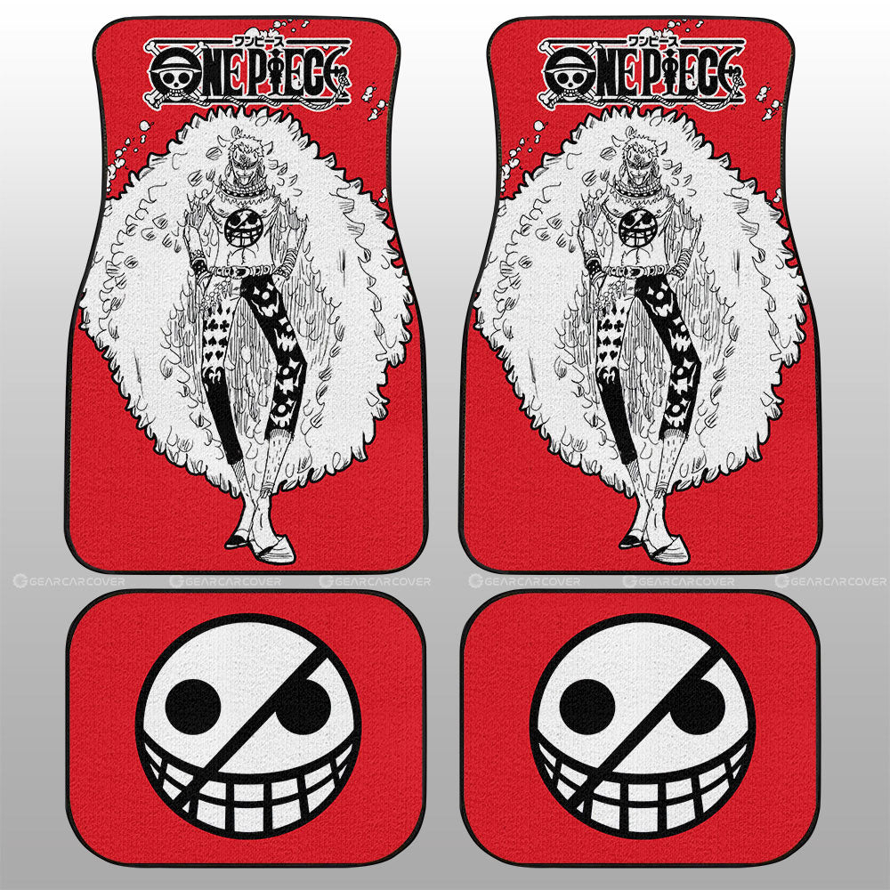 One Piece Car Mats One Piece Character Donquixote Doflamingo Car Floor Mats