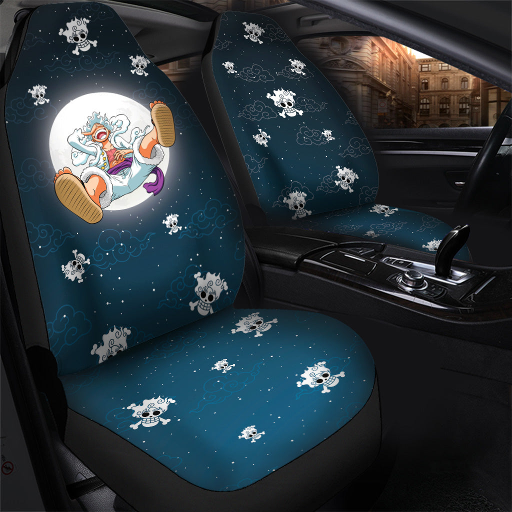 One Piece Car Seat Covers Gear 5 Luffy One Piece Pattern Seat Covers