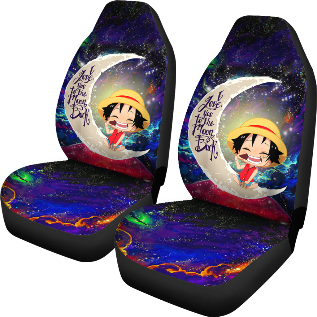 One Piece Car Seat Covers Luffy One Piece Love You To The Moon Seat Covers