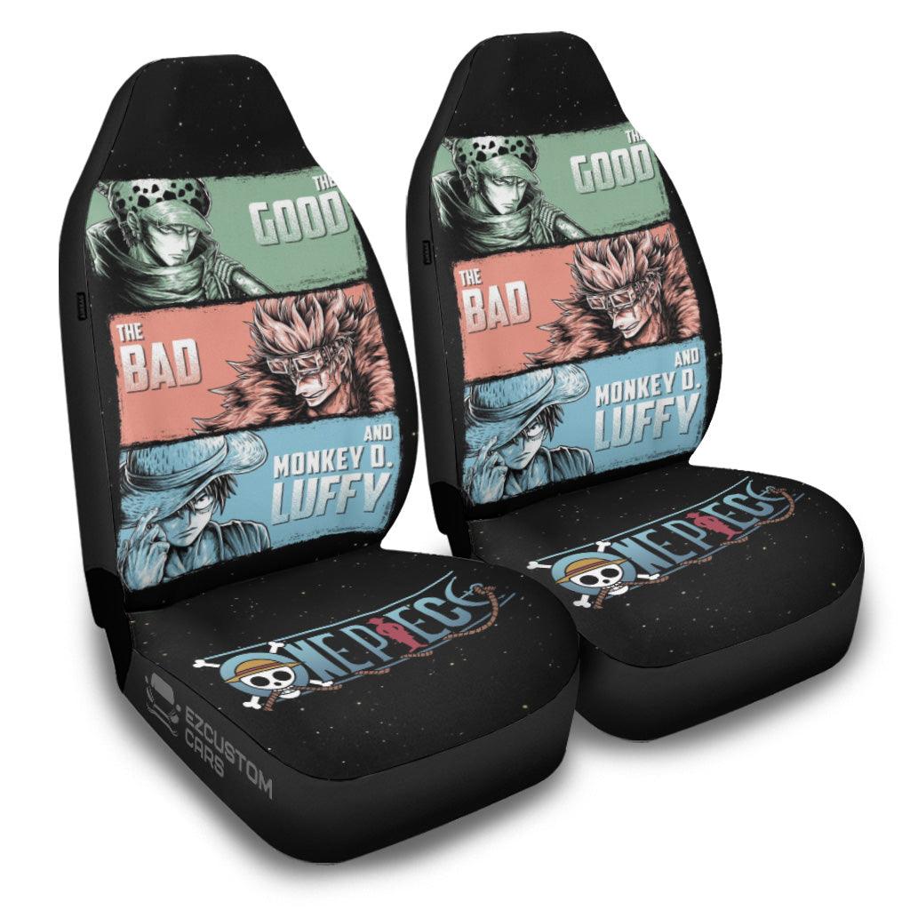 One Piece Car Seat Covers The Good The Bad And Monkey D Luffy Seat Covers