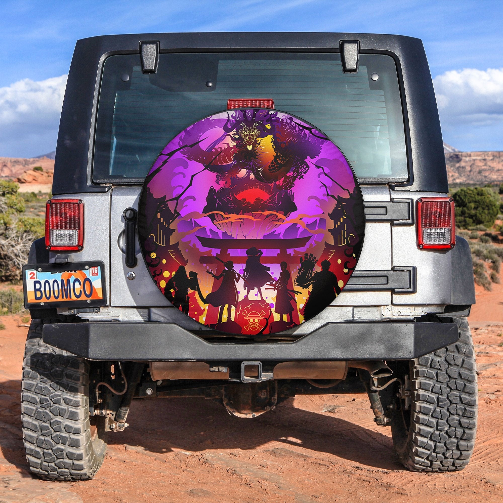 One Piece Spare Tire Cover One Piece Team Silhouette Tire Covers
