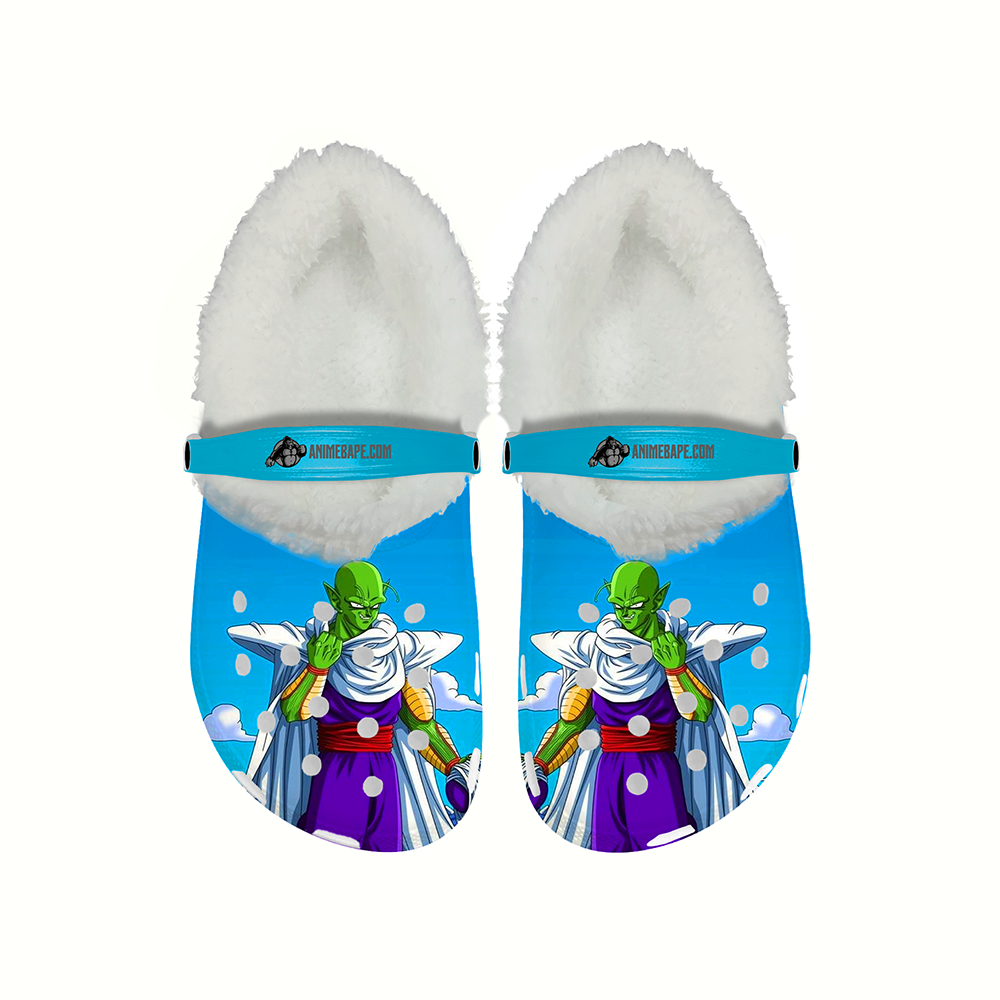 Piccolo Dragon Ball Cozy Winter Fleece Clogs