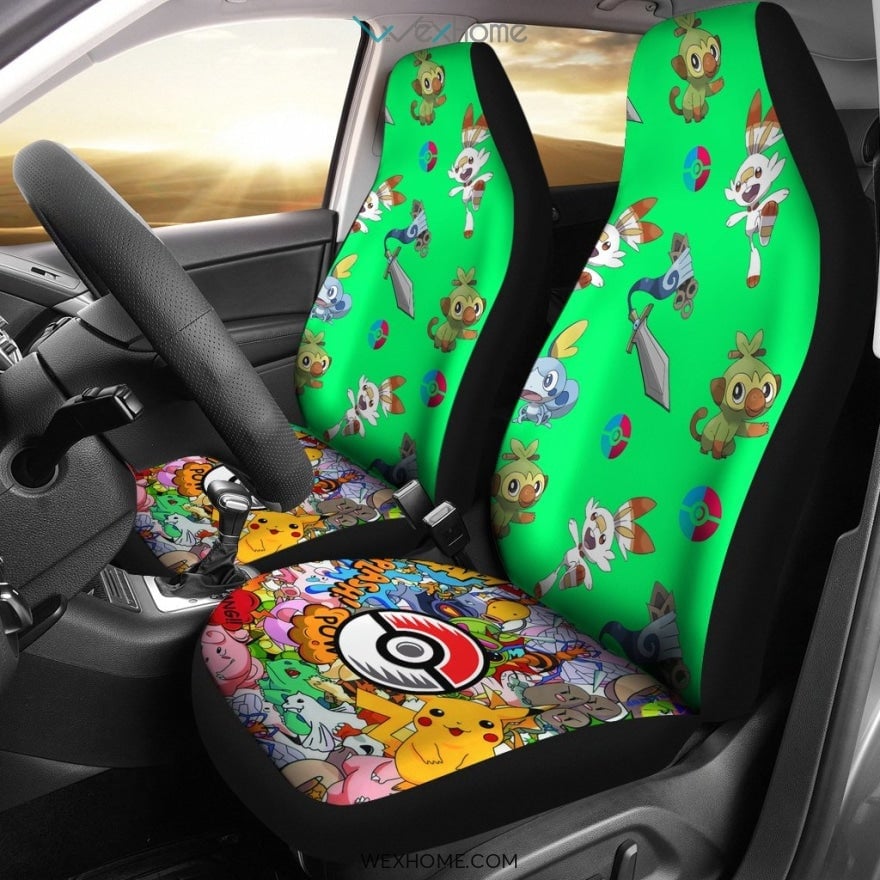 Pokemon Car Seat Covers All Types Pokemon Pattern Seat Covers - Image 2