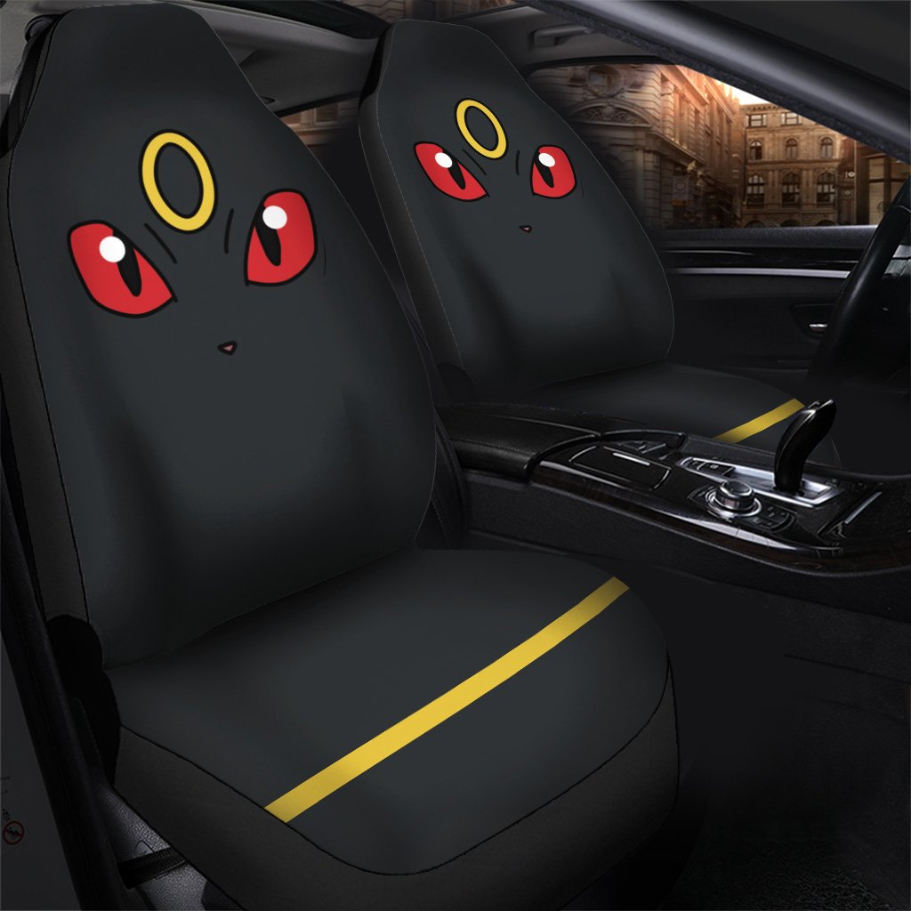 Pokemon Car Seat Covers Dark Type Pokemon Umbreon Face Seat Covers