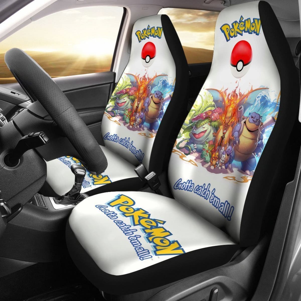 Pokemon Car Seat Covers Gotta Catch Em All Pokemon Seat Covers