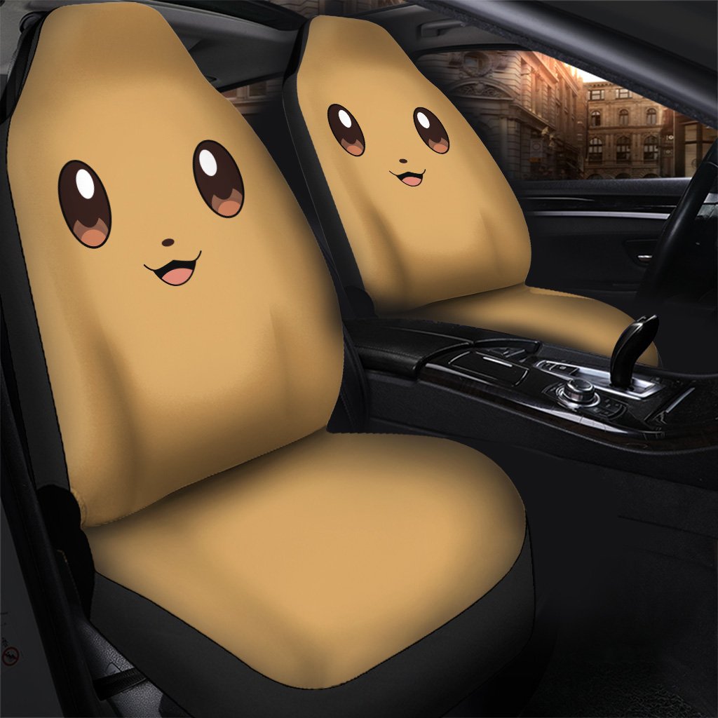 Pokemon Car Seat Covers Normal Type Eevee Pokemon Pattern Seat Covers