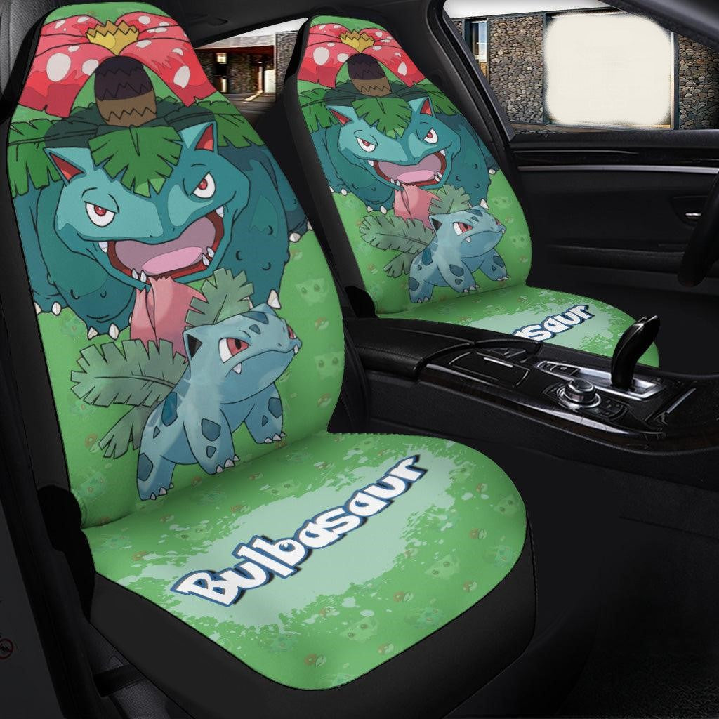 Pokemon Car Seat Covers Pokemon Bulbasaur Evolution Form Seat Covers