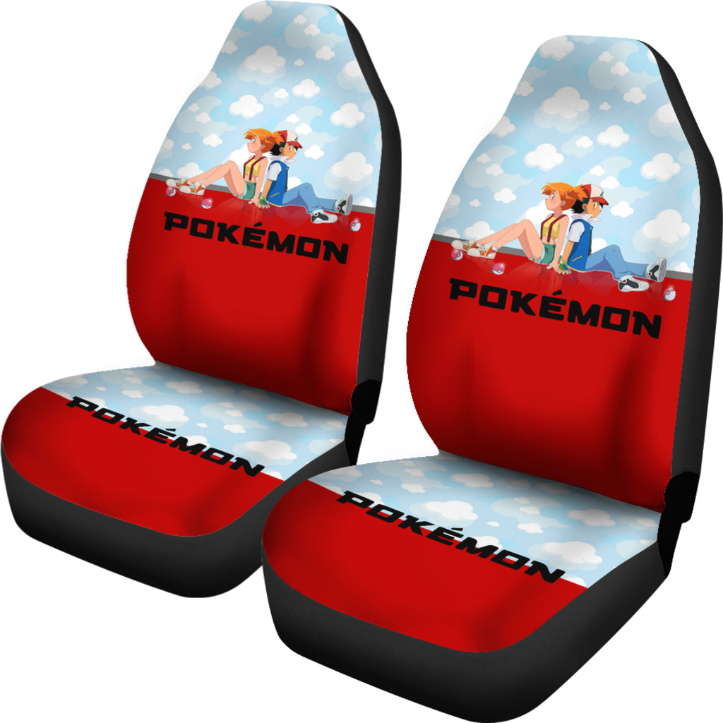 Pokemon Car Seat Covers Pokemon Trainers Misty And Ash Seat Covers