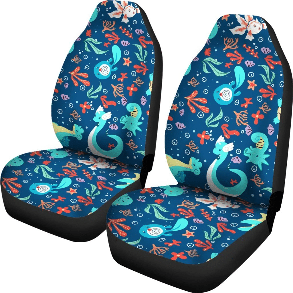 Pokemon Car Seat Covers Water Type Pokemon Pattern Seat Covers