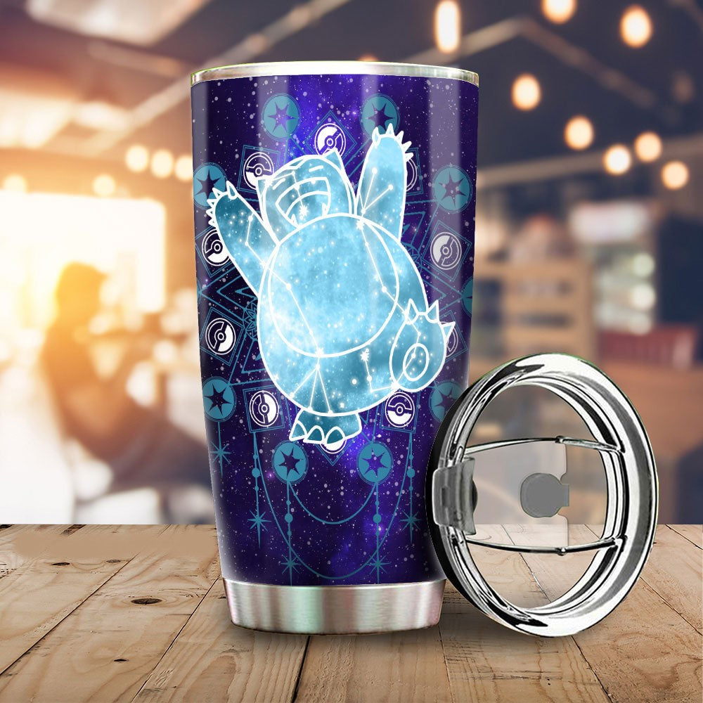 Pokemon Snorlax Normal Type Pokeball Galaxy 20 oz Tumbler