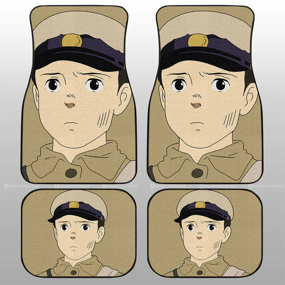 Studio Ghibli Car Mats Studio Ghibli Grave Of The Fireflies Seita Yokokawa Face Car Floor Mat