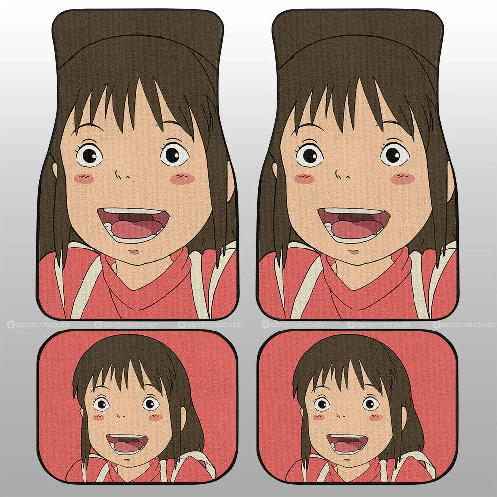 Studio Ghibli Car Mats Studio Ghibli Spirited Away Chihiro Face Car Floor Mats