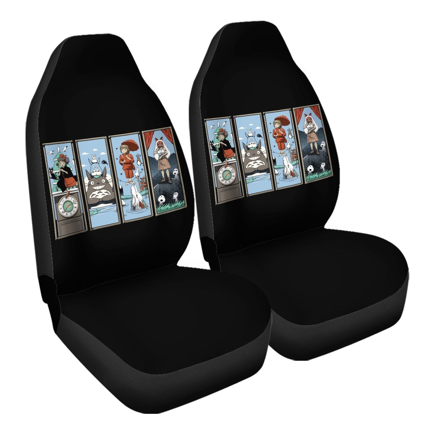 Studio Ghibli Car Seat Covers Haunted Ghibli Mansion Seat Covers