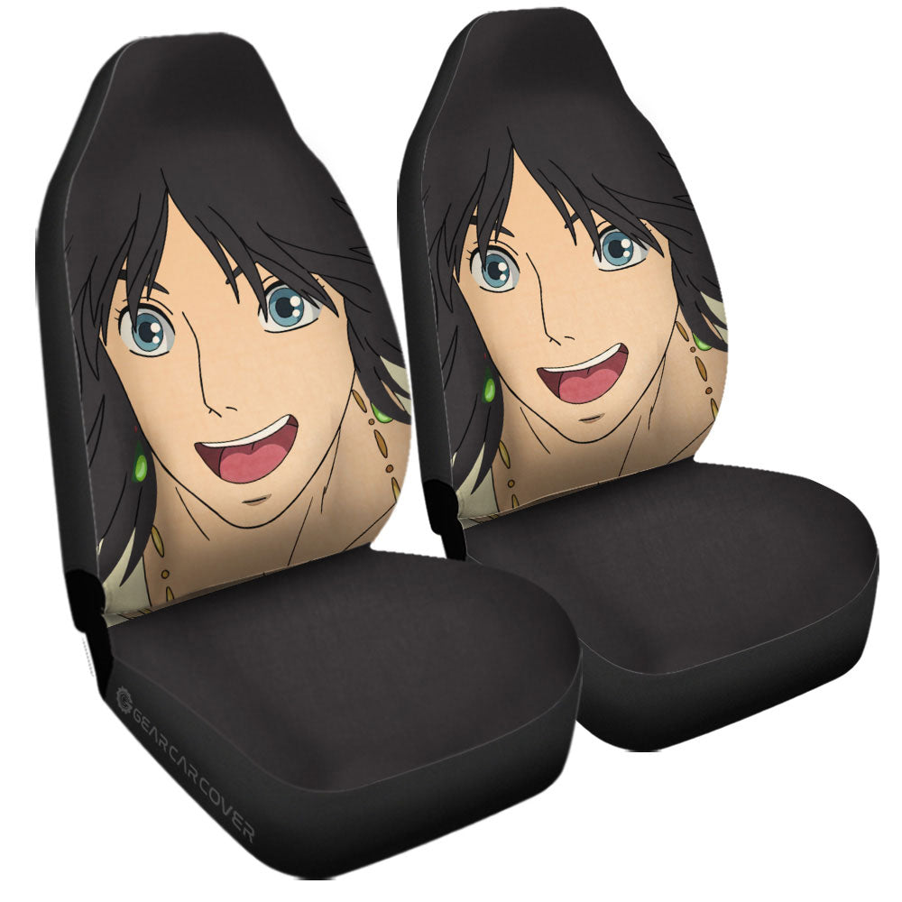Studio Ghibli Car Seat Covers Howl Jenkins Pendragon Graphic Seat Covers