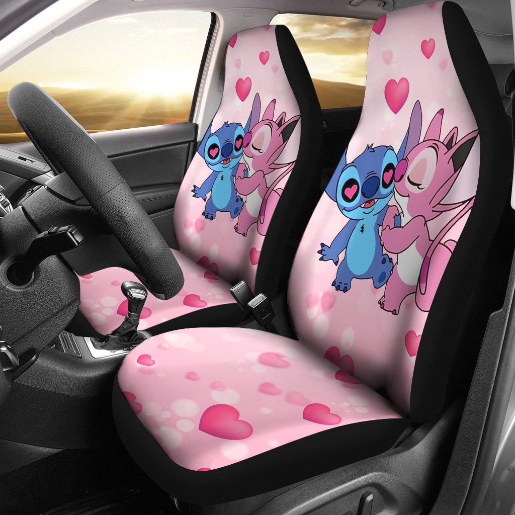 Stitch Car Seat Covers Disney Angel Kissesv Stitch Seat Covers