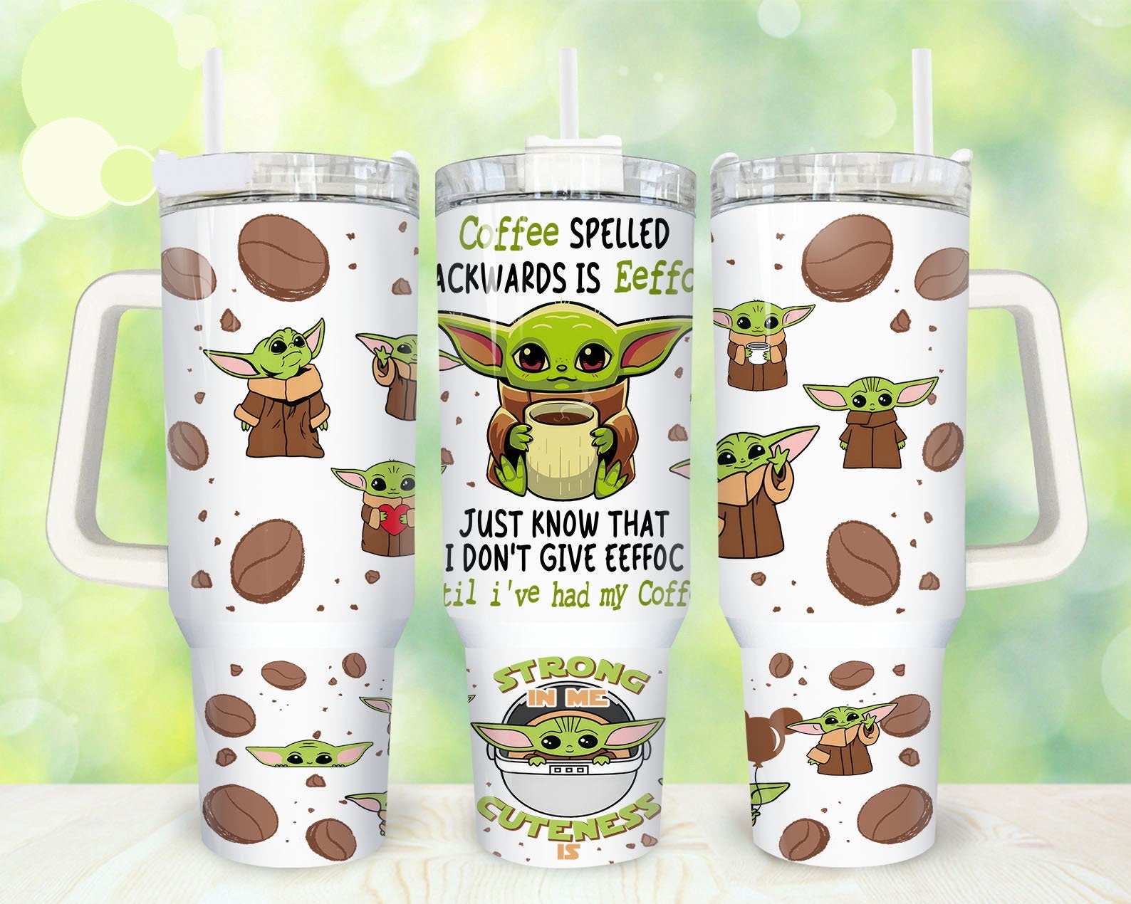 Star Wars - Don't Give Eeffoc Large Tumbler