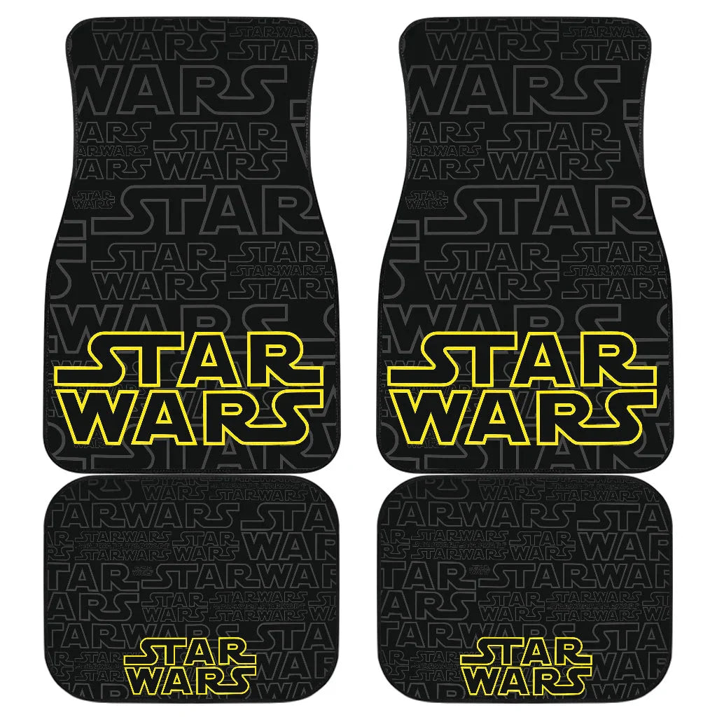Star Wars Car Mats Star Wars Movie Names Pattern Car Floor Mats