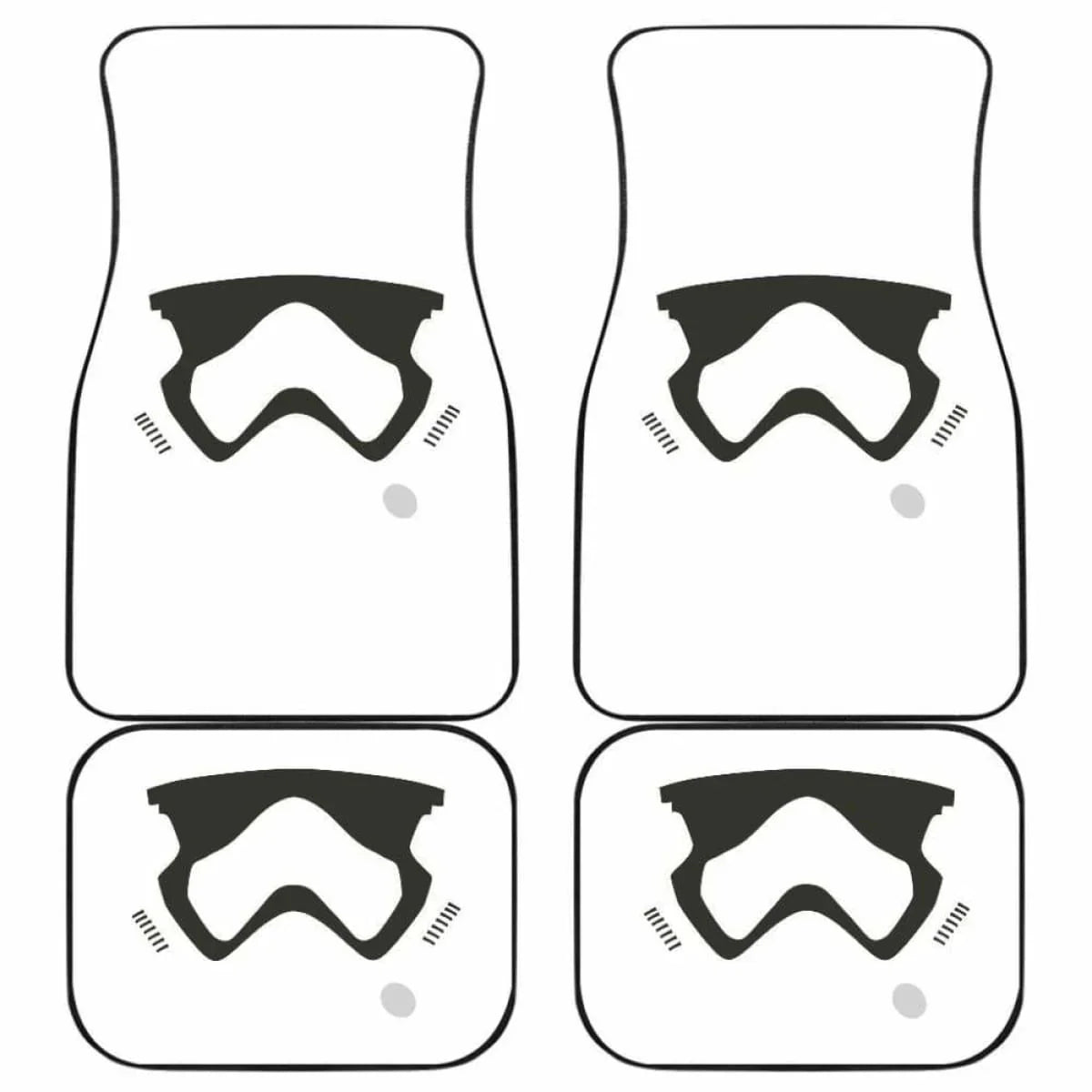 Star Wars Car Mats Star Wars Stormstrooper Face Pattern Car Floor Mats