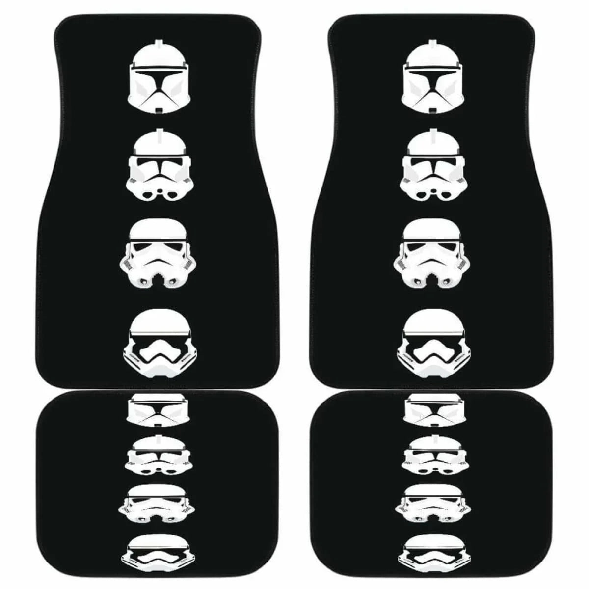 Star Wars Car Mats Star Wars Stormstrooper Mask Head Pattern Car Floor Mats