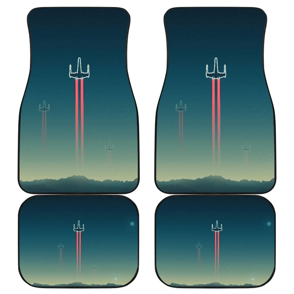 Star Wars Car Mats Star Wars X-wing Starfighter Minimal Car Floor Mats