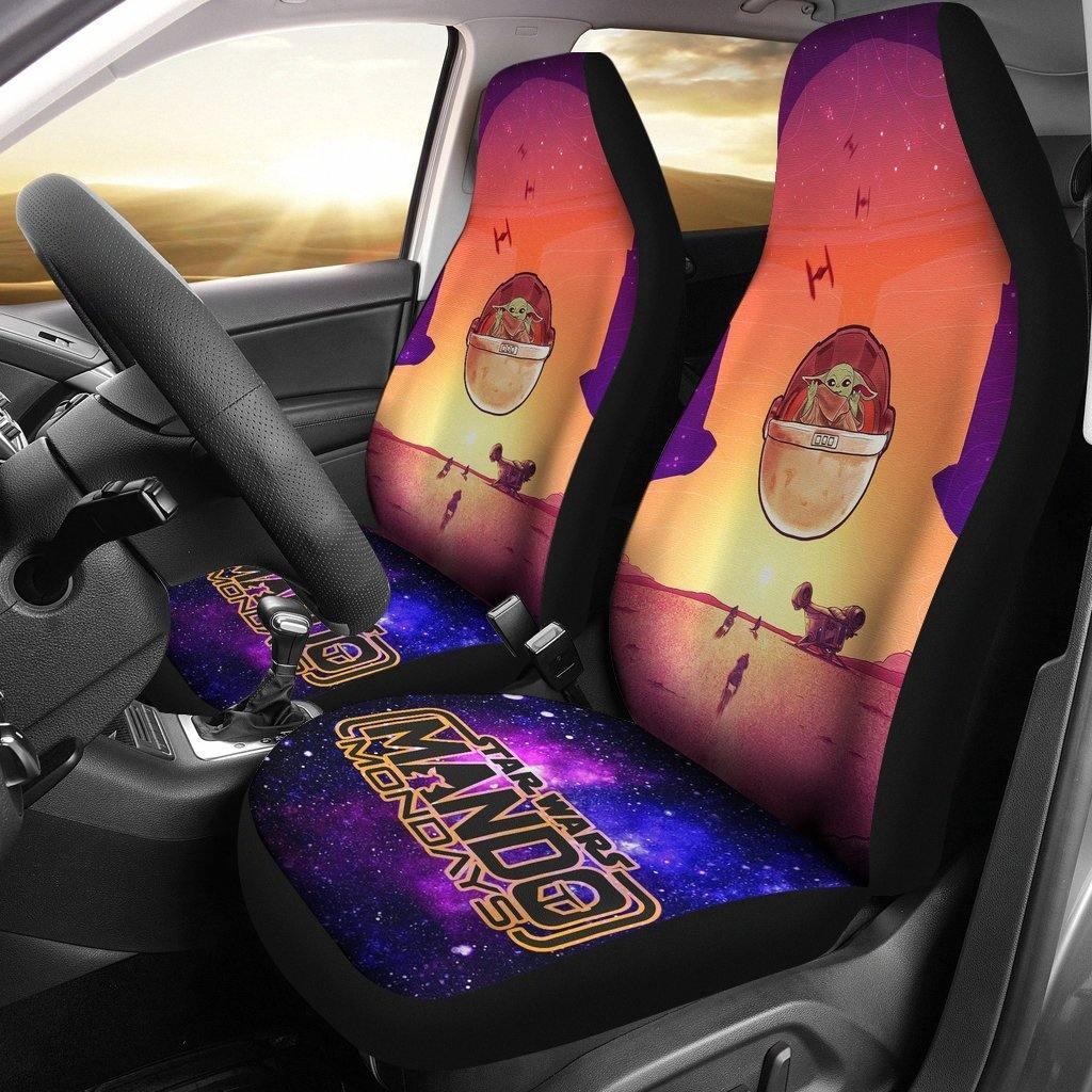 Star Wars Car Seat Covers Baby Grogu Mando Mondays Galaxy Seat Covers