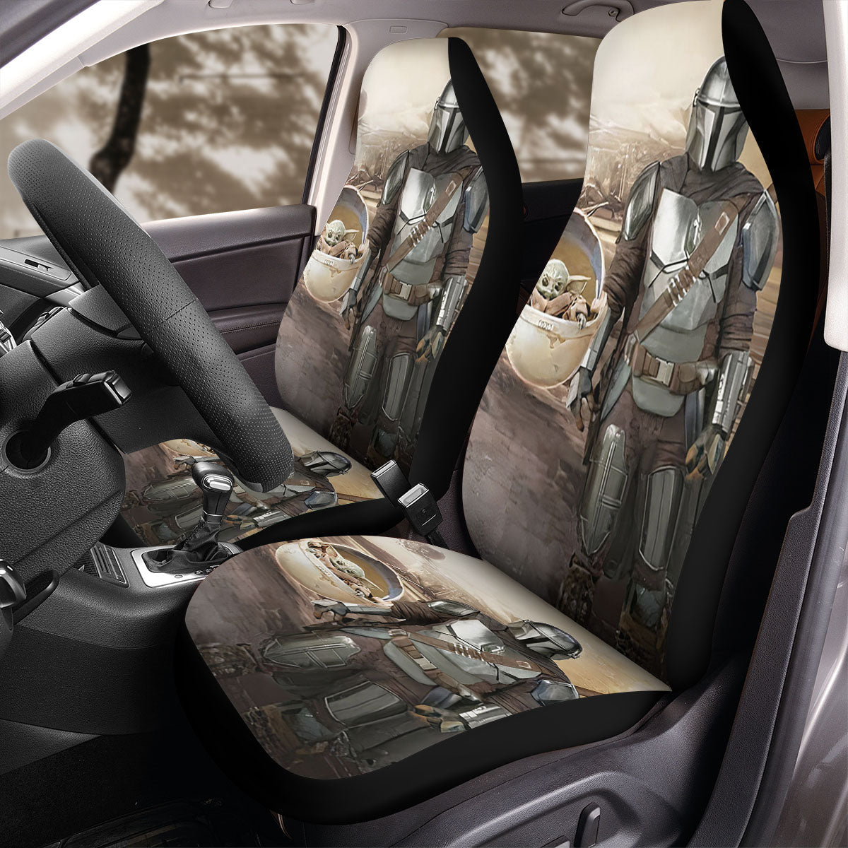 Star Wars Car Seat Covers Mandalorian Baby Yoda Graphic Seat Covers