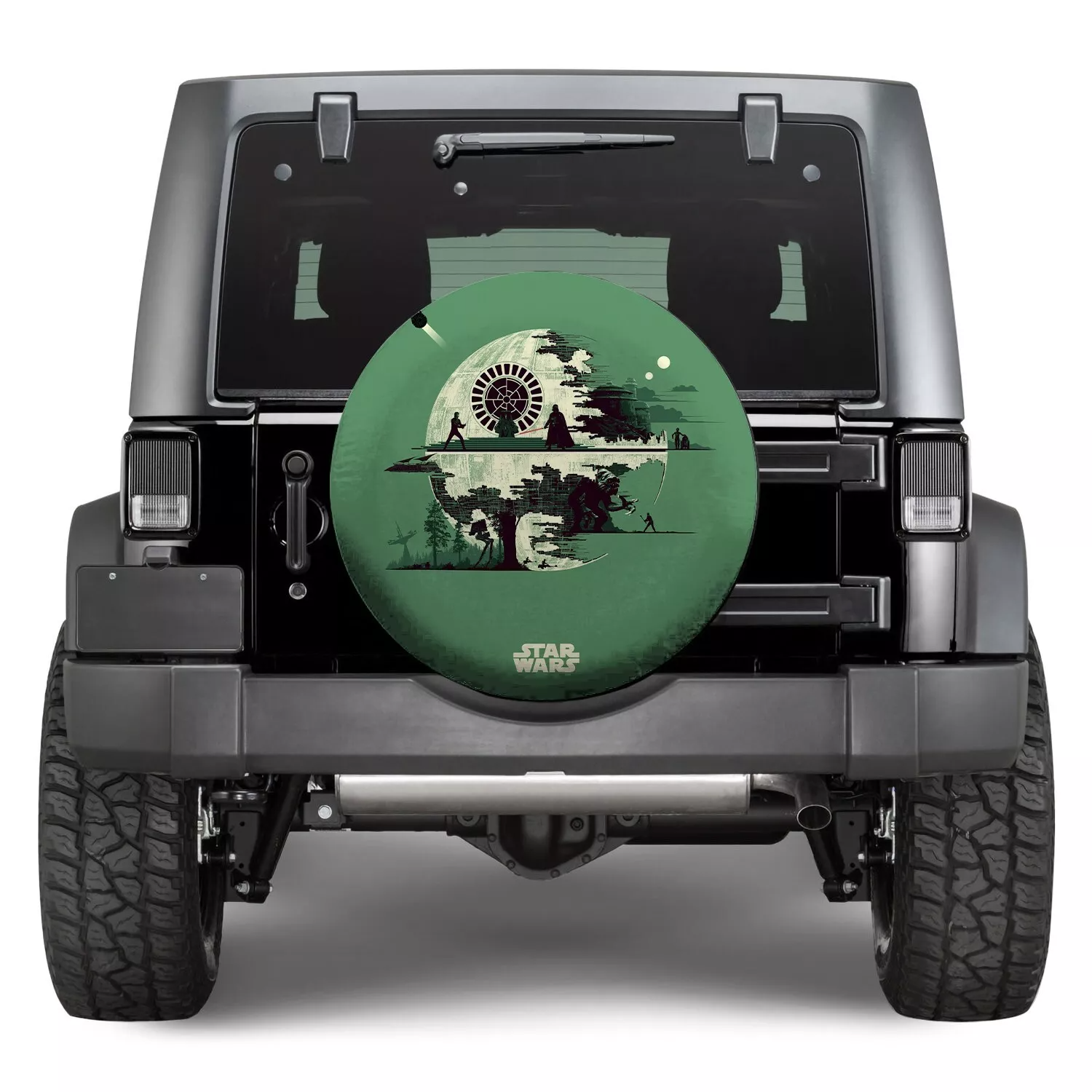 Star Wars Spare Tire Cover Star Wars Death Star Character Silhouette Tire Covers