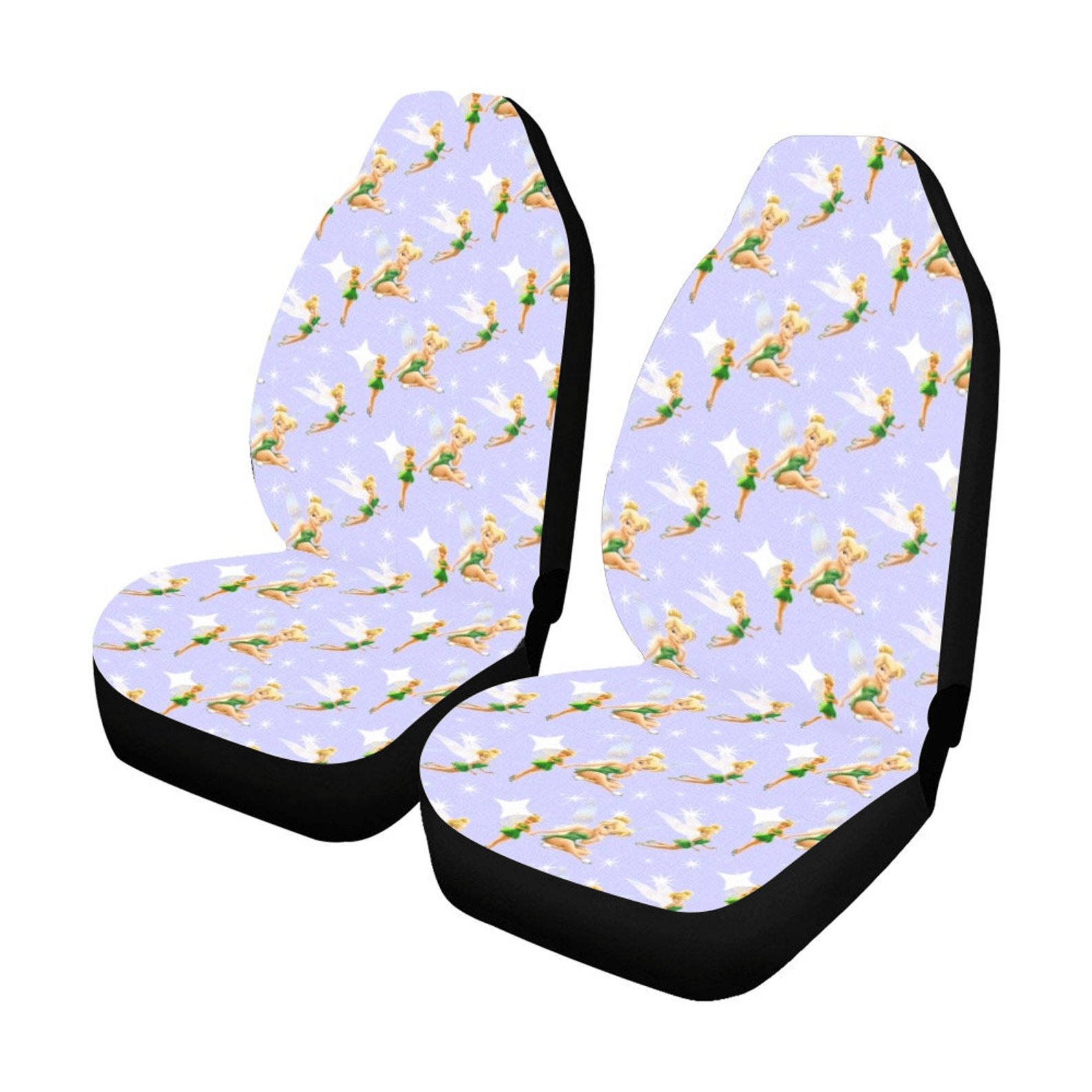 Tinker Bell Car Seat Covers Tinker Bell All Poses Pattern Seat Covers