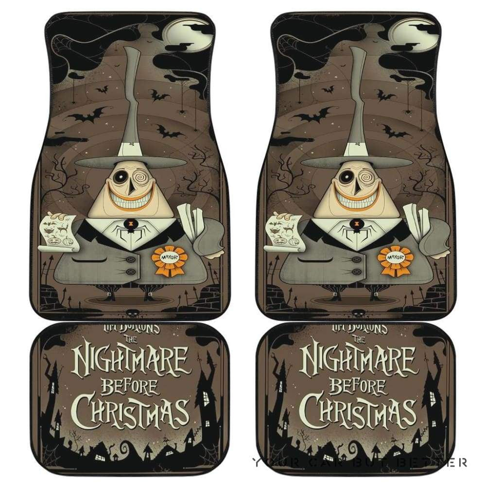 The Nightmare Before Christmas Car Mats Nightmare Before Christmas Mayor Car Floor Mats
