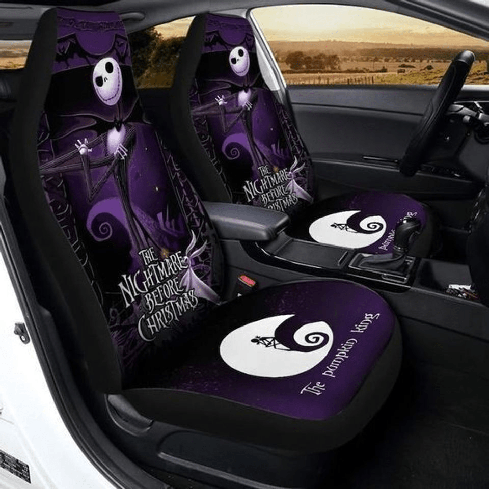 The Nightmare Before Christmas Car Seat Covers Jack SKelington The Pumpkin King Seat Covers