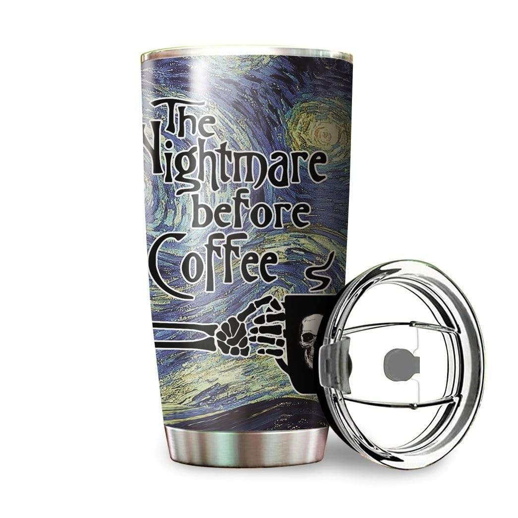 The Nightmare Before Christmas Coffee The Nightmare Before Coffee Starry Night Art 20 oz Tumbler