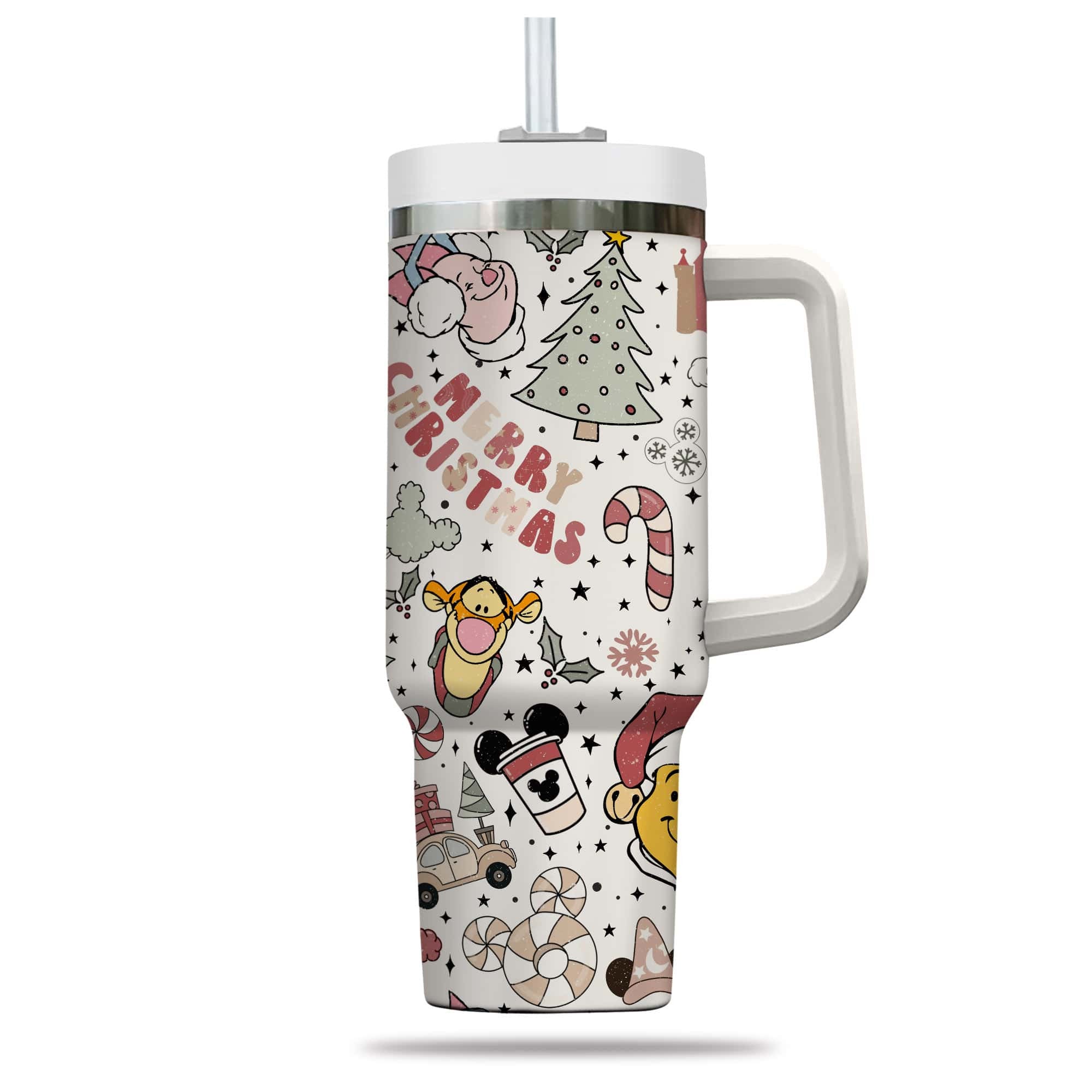 Disney Winnie the Pooh Merry Christmas DN Disney Winnie the PoohLarge Tumbler