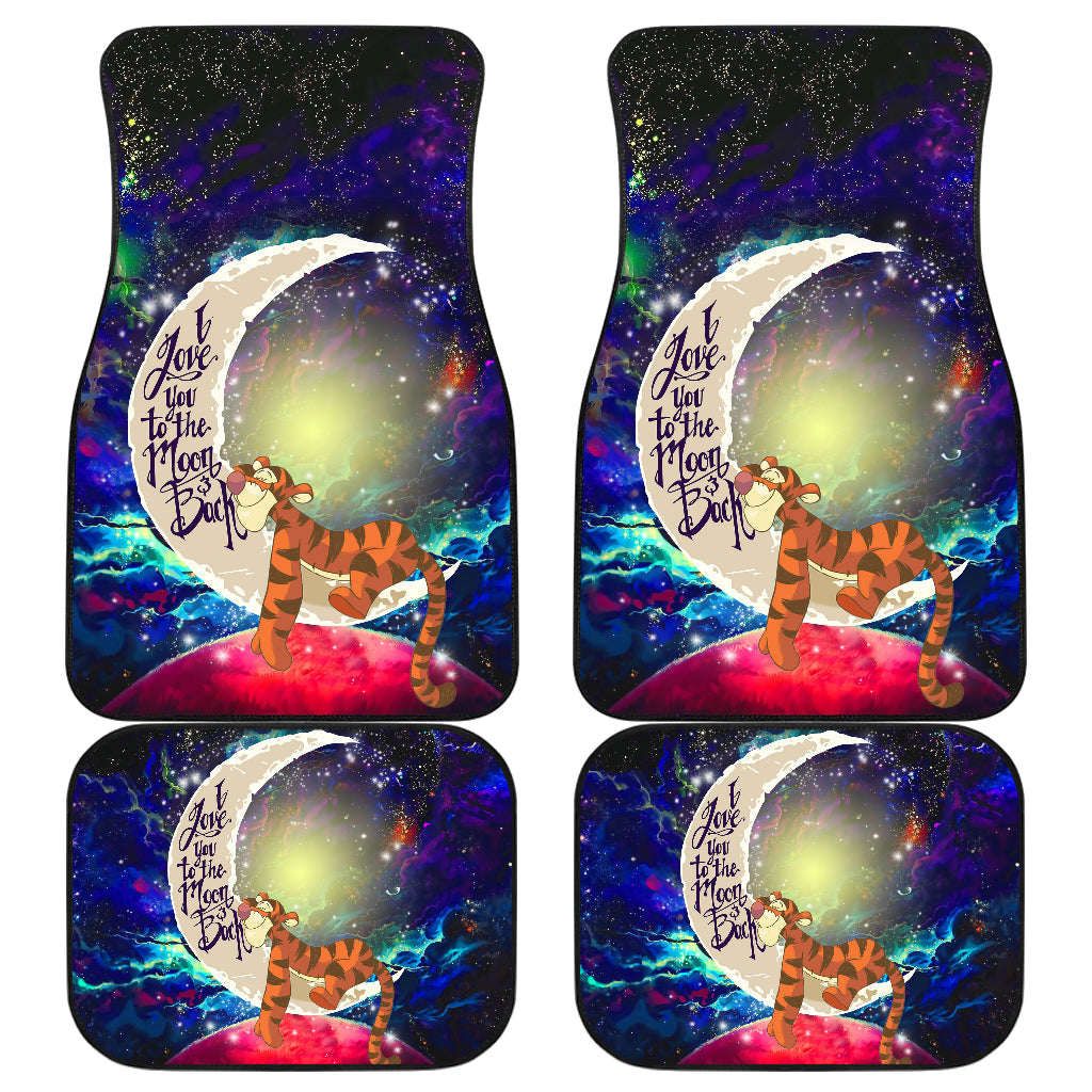 Winnie The Pooh Car Mats Tigger Love You To The Moon Car Floor Mats