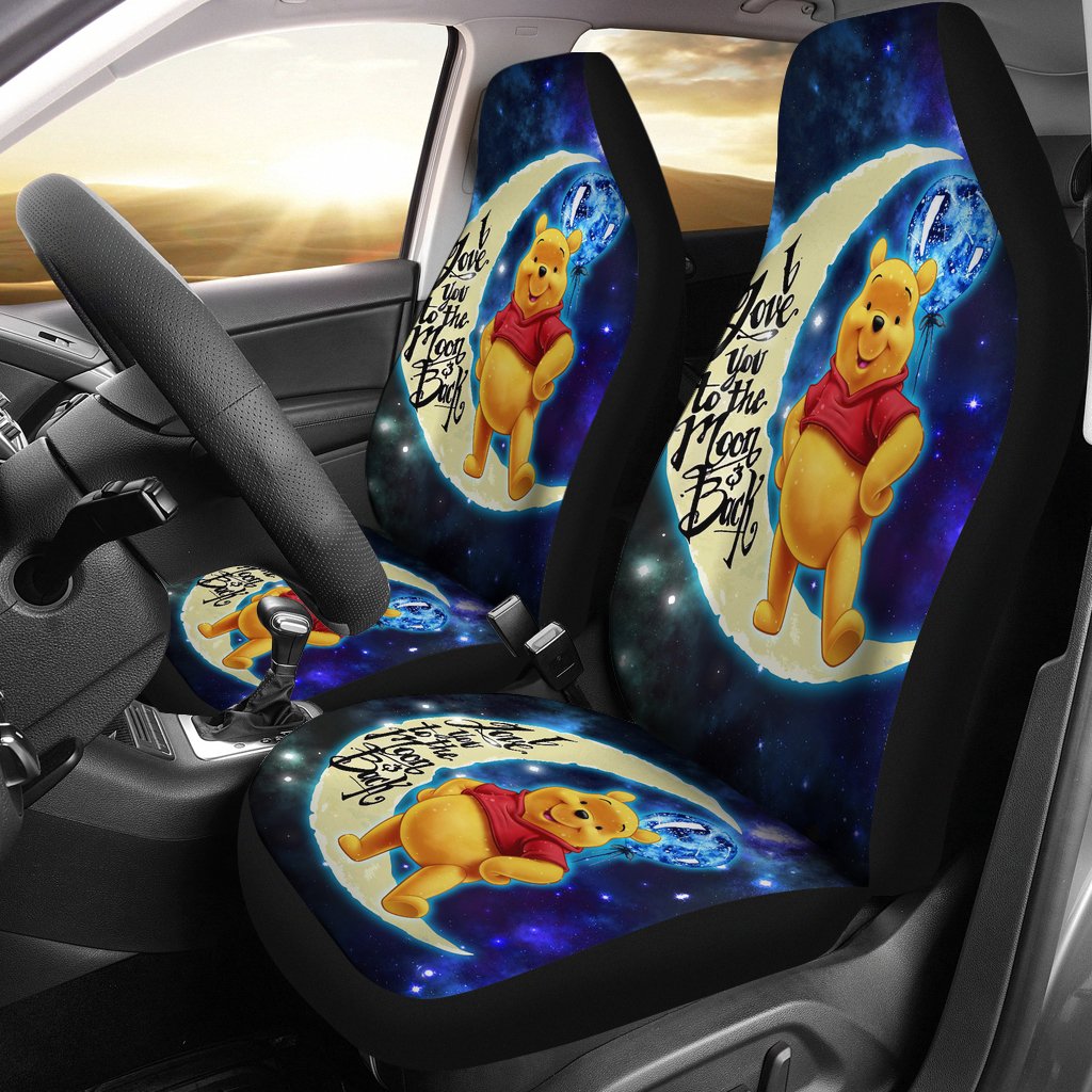 Winnie the Pooh Car Seat Covers Pooh Love You To The Moon And Back Seat Covers