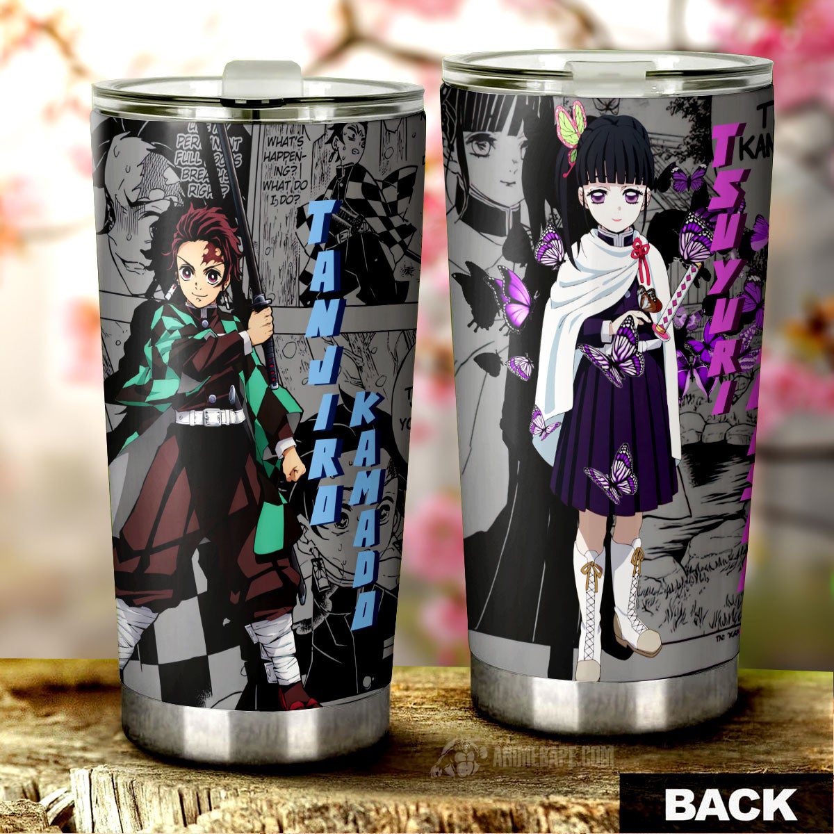 Tanjiro And Kanao Demon Slayer Mix Mangas 20 oz Tumbler