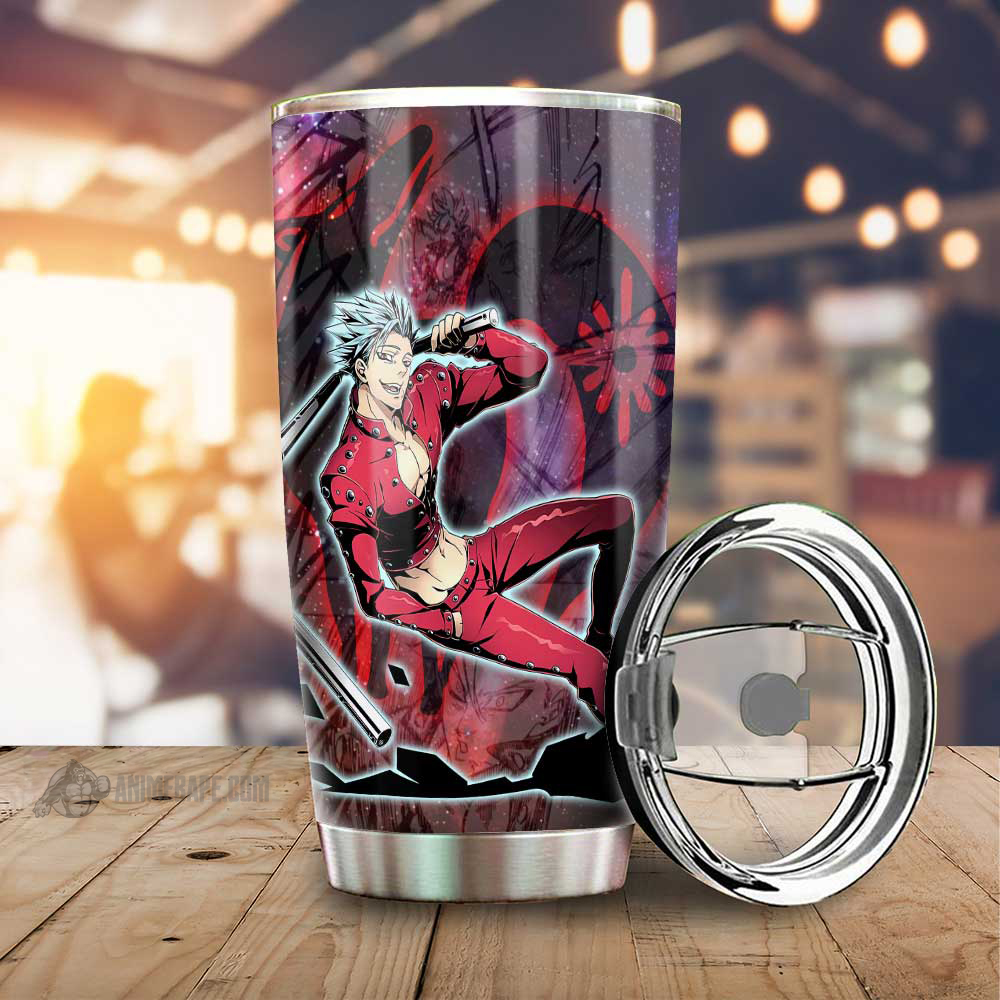 Ban Seven Deadly Sins Galaxy Manga Style 20 oz Tumbler